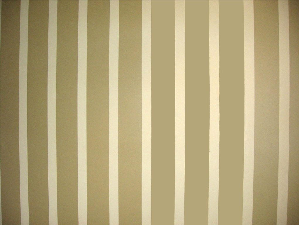 I'm a wide stripe in tan beside a smaller stripe in cream faux finish.